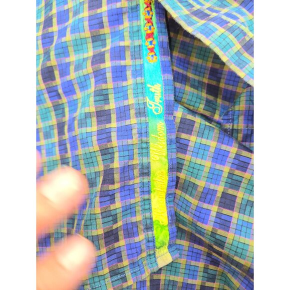 Robert Graham Mens Shirt 2XL Classic Fit Vibrant Contrast Details - Picture 7 of 8